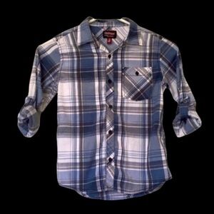 No Retreat Boys Size Large Button Down Shirt